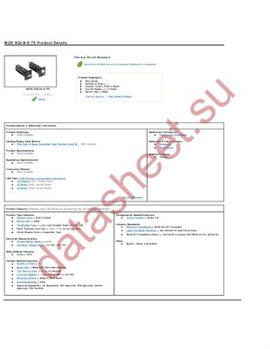 W28-XQ1A-0.75 datasheet  